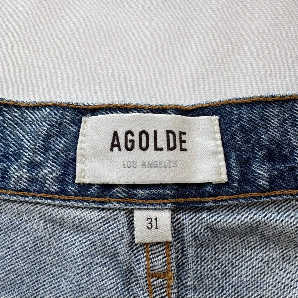 Agolde Light Wash High-Rise Women's Jeans - Picture 5 of 7